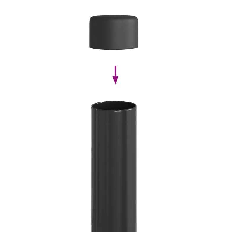 Tvorelės stulpas 12 pcs Pilka 60 cm