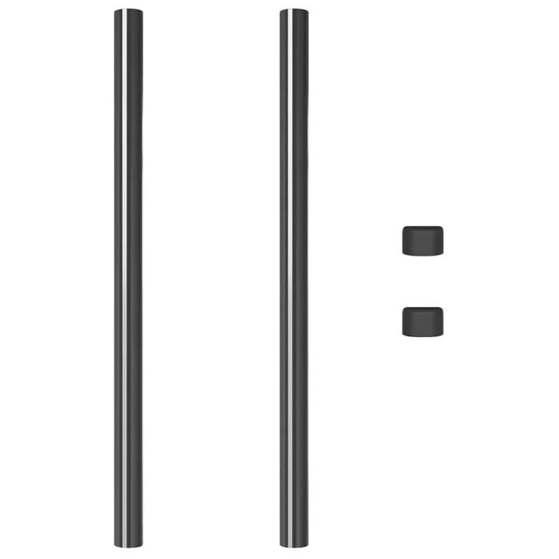 Tvorelės stulpas 2 pcs Pilka 80 cm