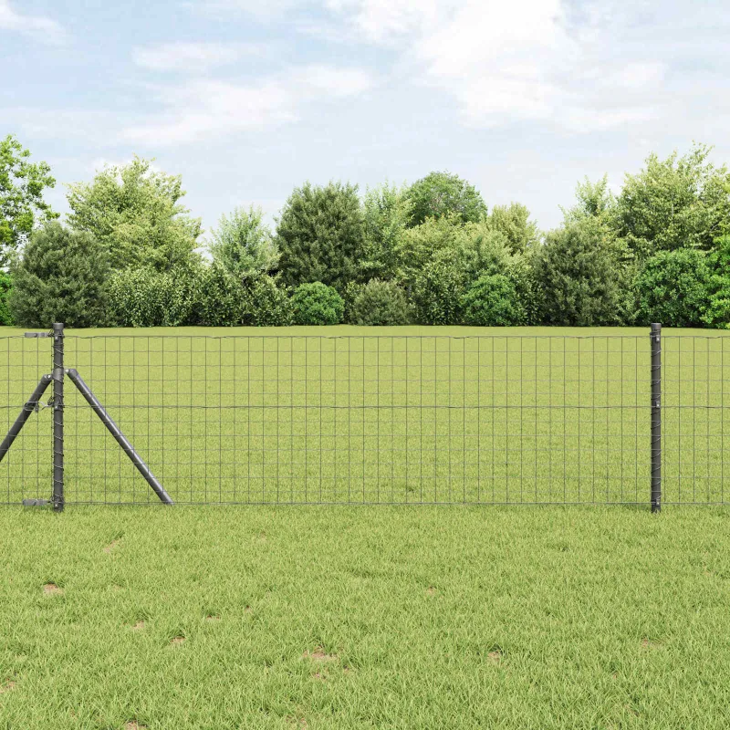 Tvorelės stulpas 12 pcs Pilka 100 cm