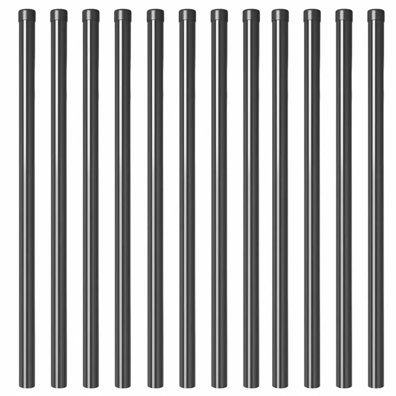 Tvorelės stulpas 12 pcs Pilka 110 cm