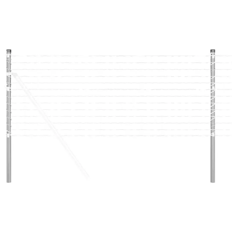 Tvorelės stulpas 12 pcs Sidabro 50 cm