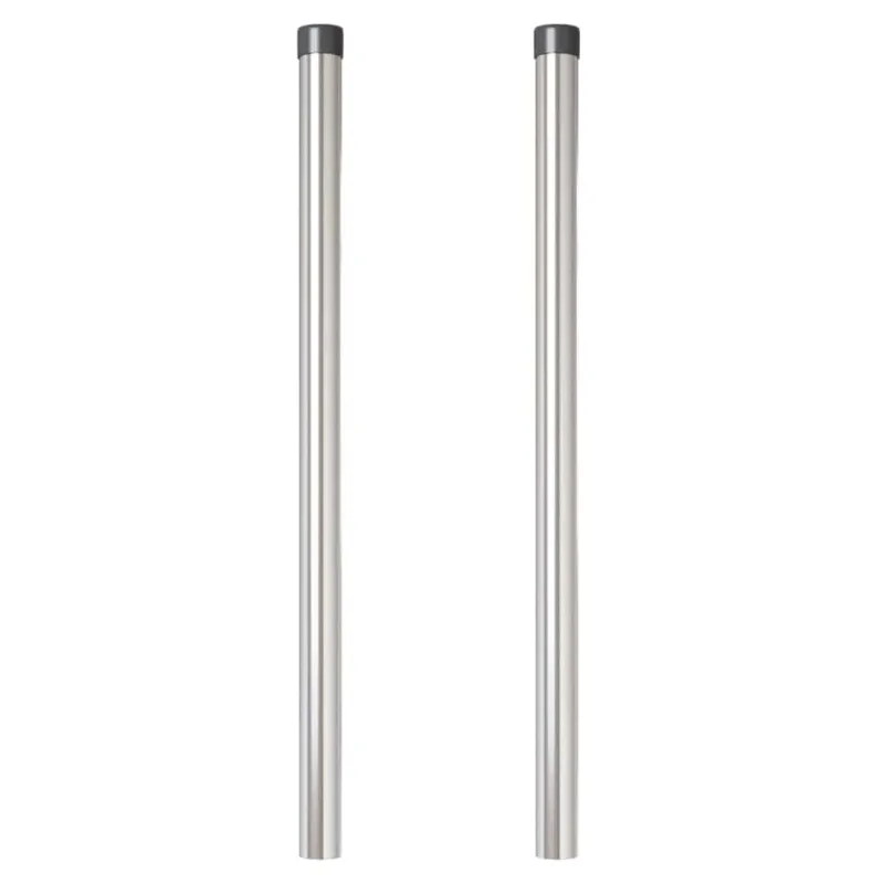 Tvorelės stulpas 2 pcs Sidabro 90 cm