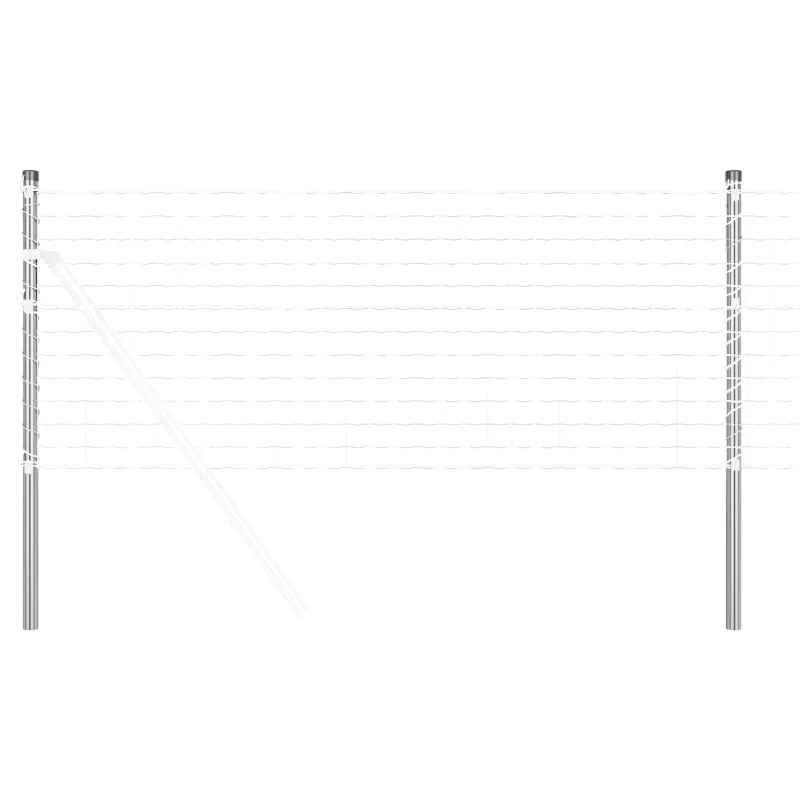 Tvorelės stulpas 2 pcs Sidabro 100 cm