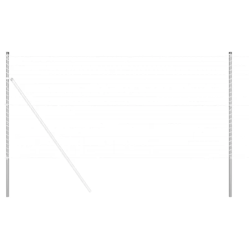 Tvorelės stulpas 12 pcs Sidabro