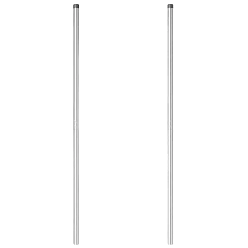Tvorelės stulpas 2 pcs Sidabro