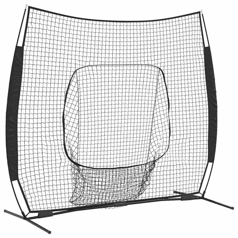 Beisbolo treniruočių tinklas Juoda 250 x 106 x 209 cm