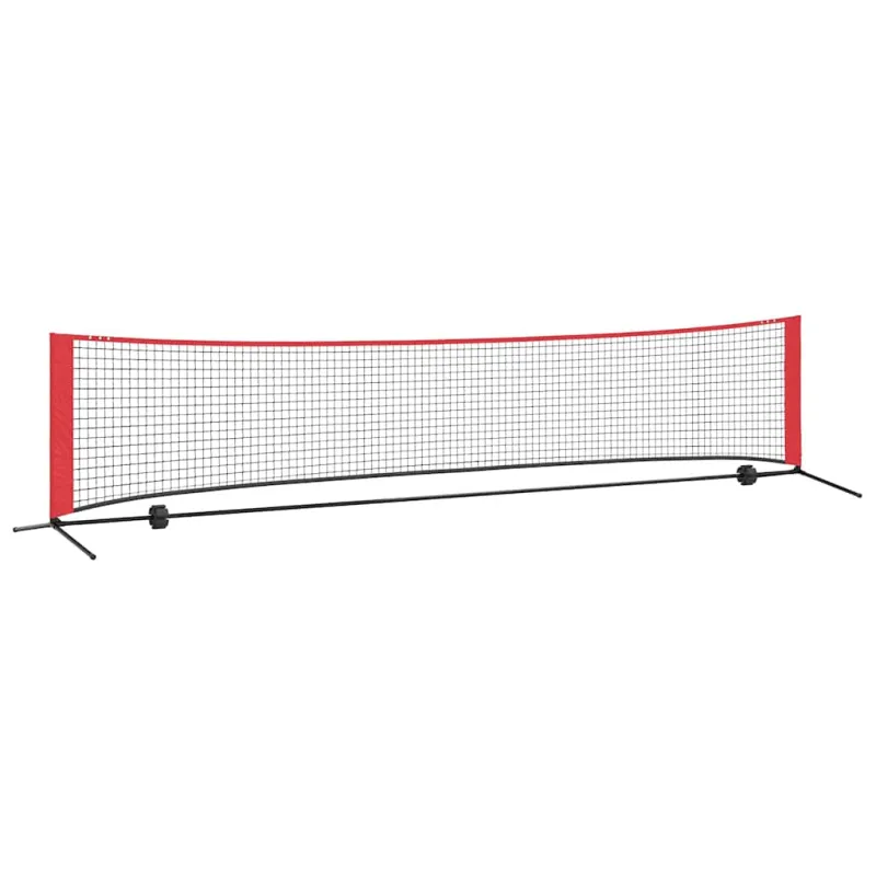 Teniso tinklas Juoda ir raudona 396 x 92 x 87 cm Poliesteris