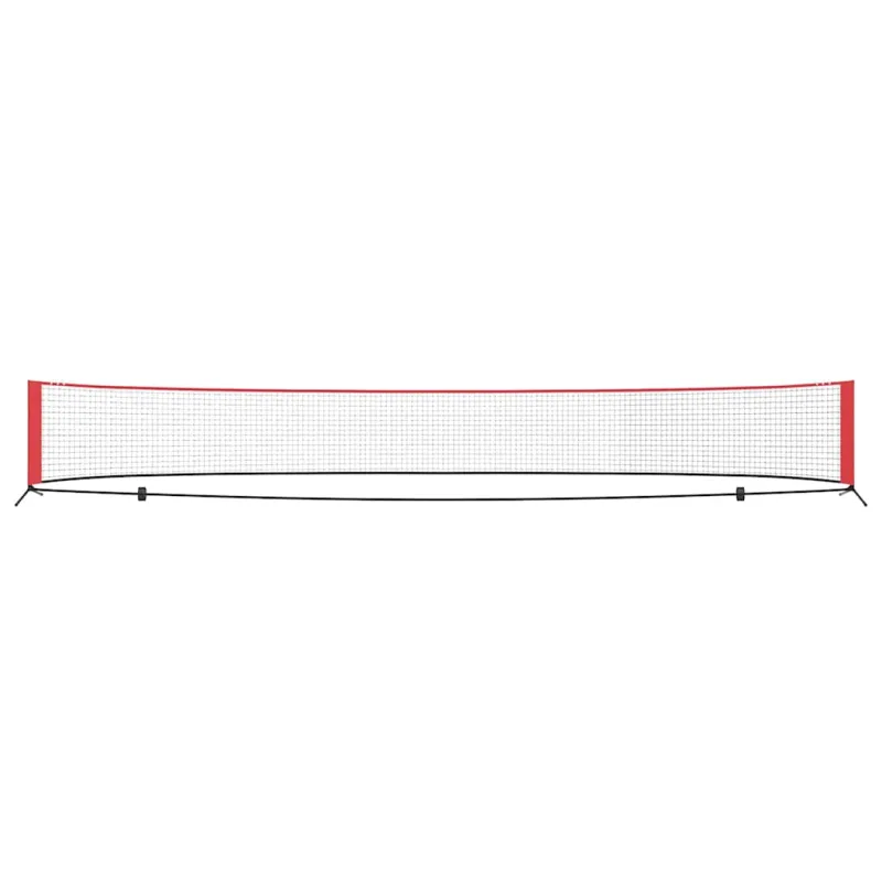 Teniso tinklas Juoda ir raudona 595 x 90,5 x 87 cm Poliesteris