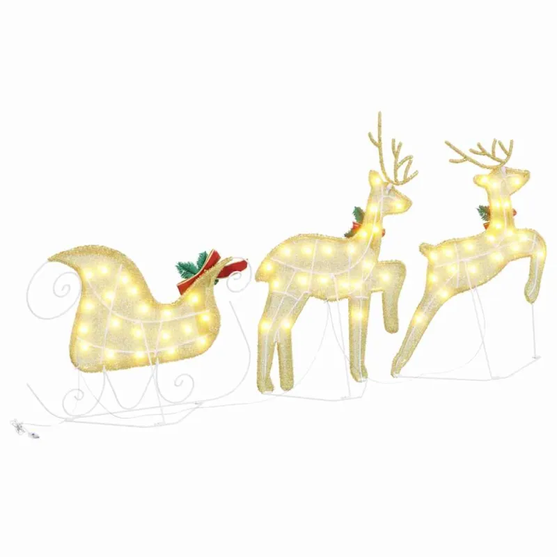 LED elniai 3 pcs Šilta balta audinys