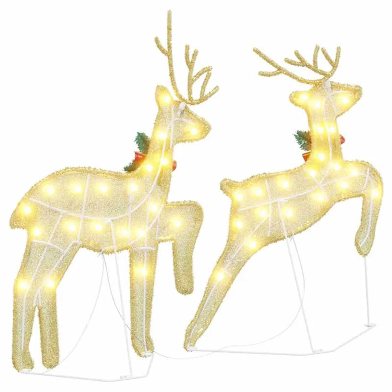 LED elniai 2 pcs Šilta balta audinys