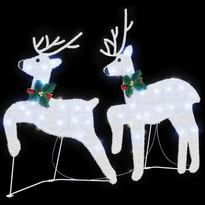 LED elniai 2 pcs Šaltas baltas audinys