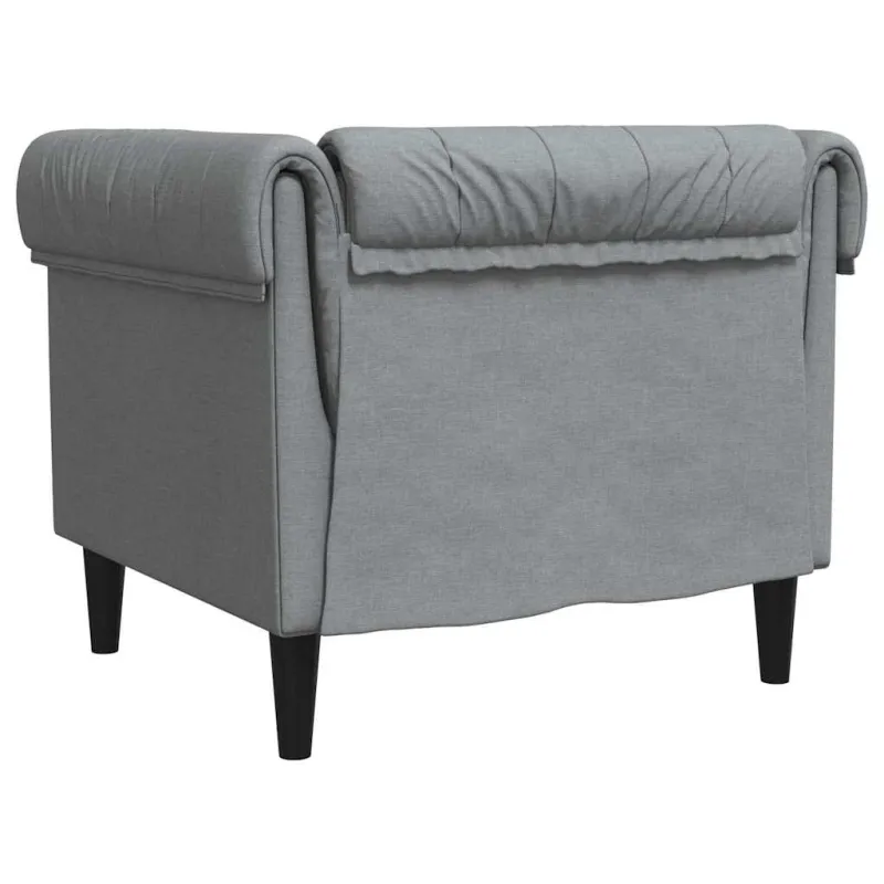 Sofa Šviesiai pilka 78,5 x 74,5 x 74,5 cm Poliesteris