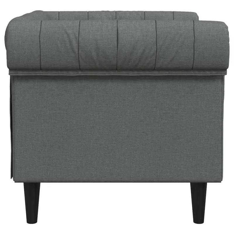 Sofa Tamsiai pilka 78,5 x 74,5 x 74,5 cm Poliesteris