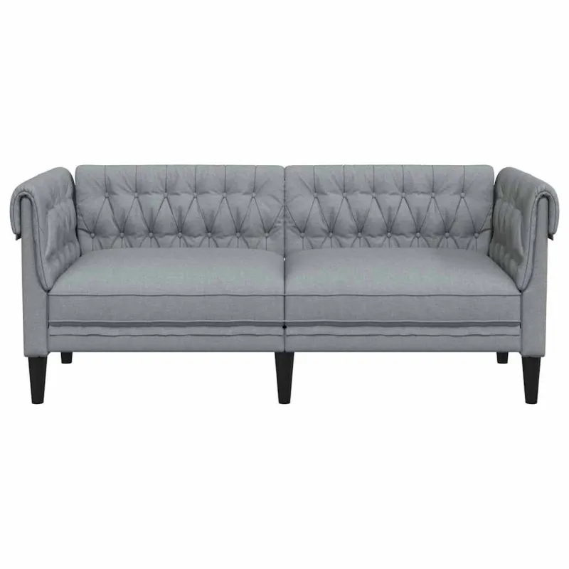 Sofa Šviesiai pilka 182,5 x 74,5 x 74,5 cm Poliesteris