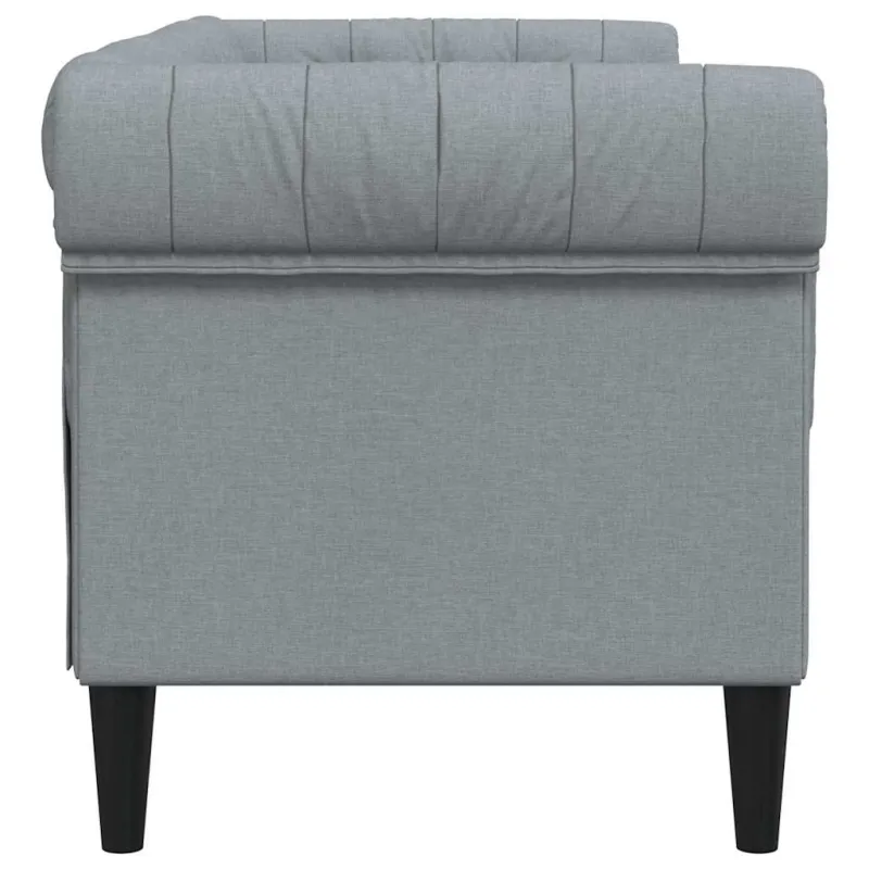 Sofa Šviesiai pilka 182,5 x 74,5 x 74,5 cm Poliesteris
