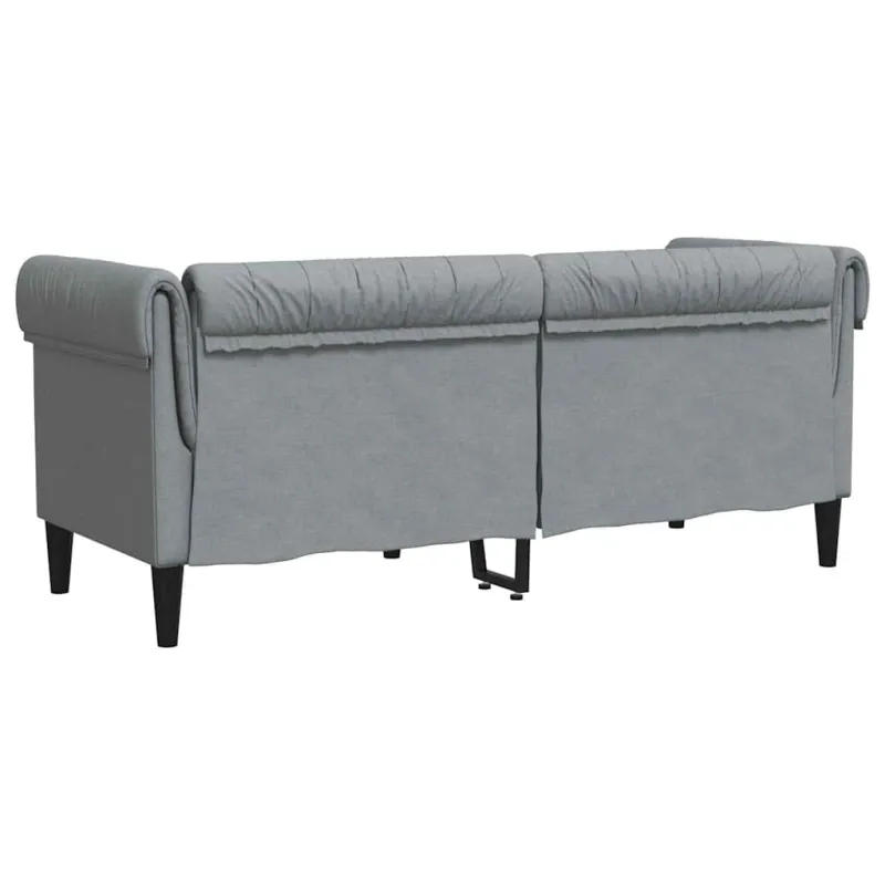 Sofa Šviesiai pilka 182,5 x 74,5 x 74,5 cm Poliesteris