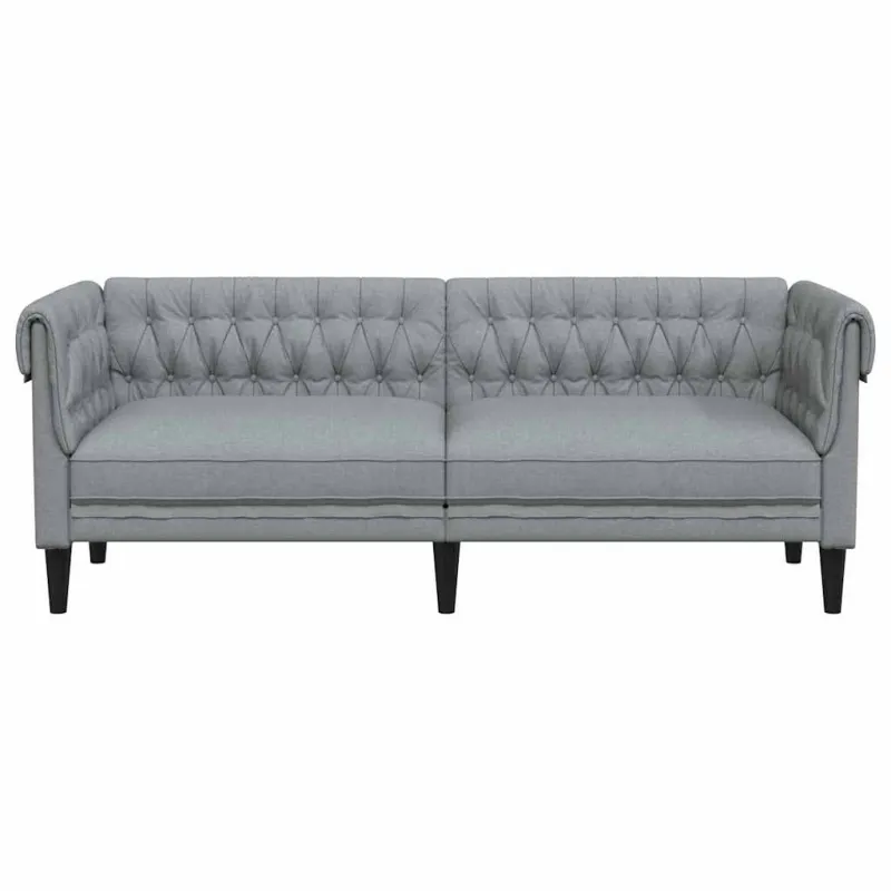 Sofa Šviesiai pilka 201,5 x 74,5 x 74,5 cm Poliesteris