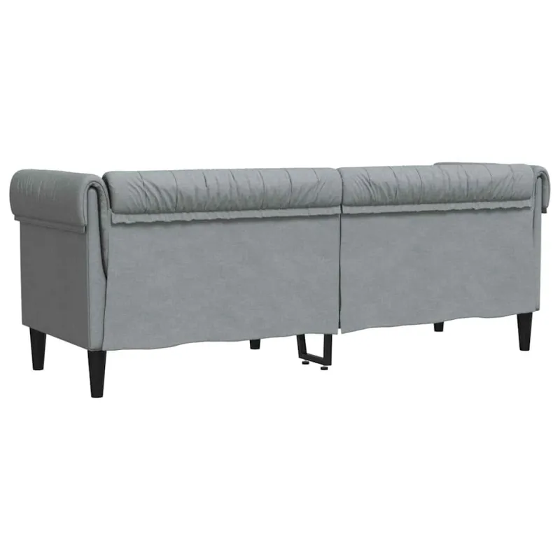 Sofa Šviesiai pilka 201,5 x 74,5 x 74,5 cm Poliesteris