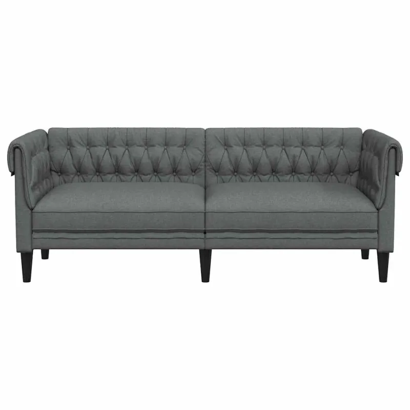 Sofa Tamsiai pilka 201,5 x 74,5 x 74,5 cm Poliesteris