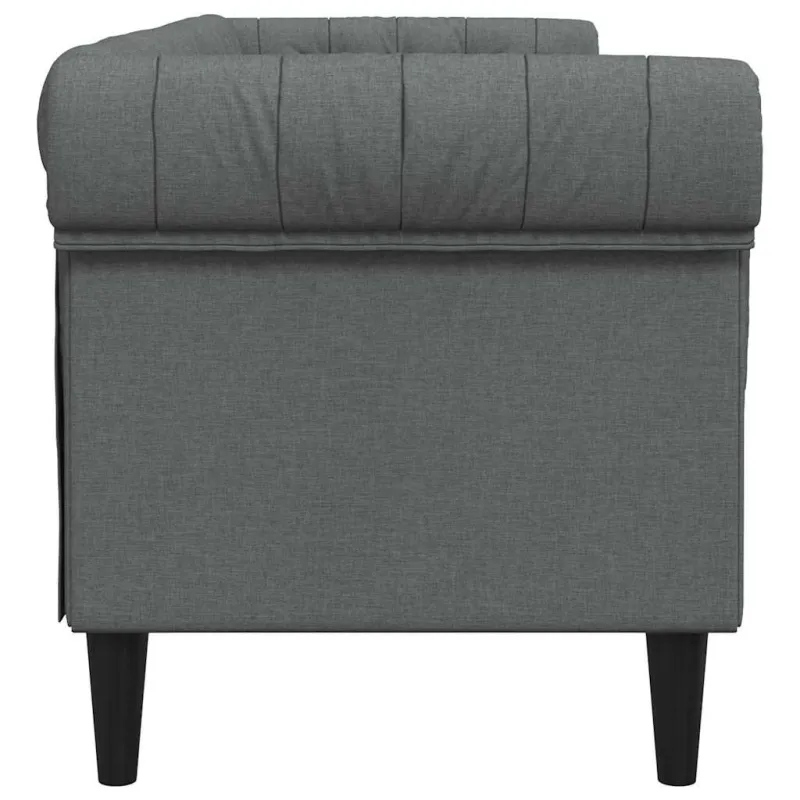 Sofa Tamsiai pilka 201,5 x 74,5 x 74,5 cm Poliesteris