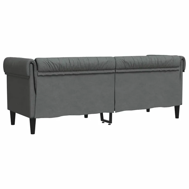 Sofa Tamsiai pilka 201,5 x 74,5 x 74,5 cm Poliesteris