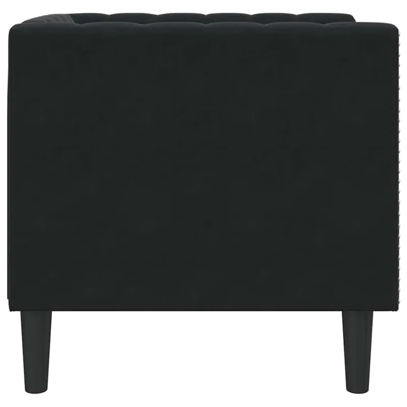 Sofa Juoda 74,5 x 71 x 70,5 cm Aksomas