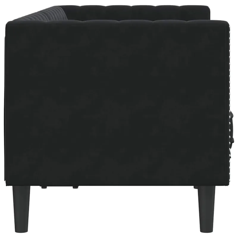 Sofa Juoda 174 x 74,5 x 70,5 cm Aksomas