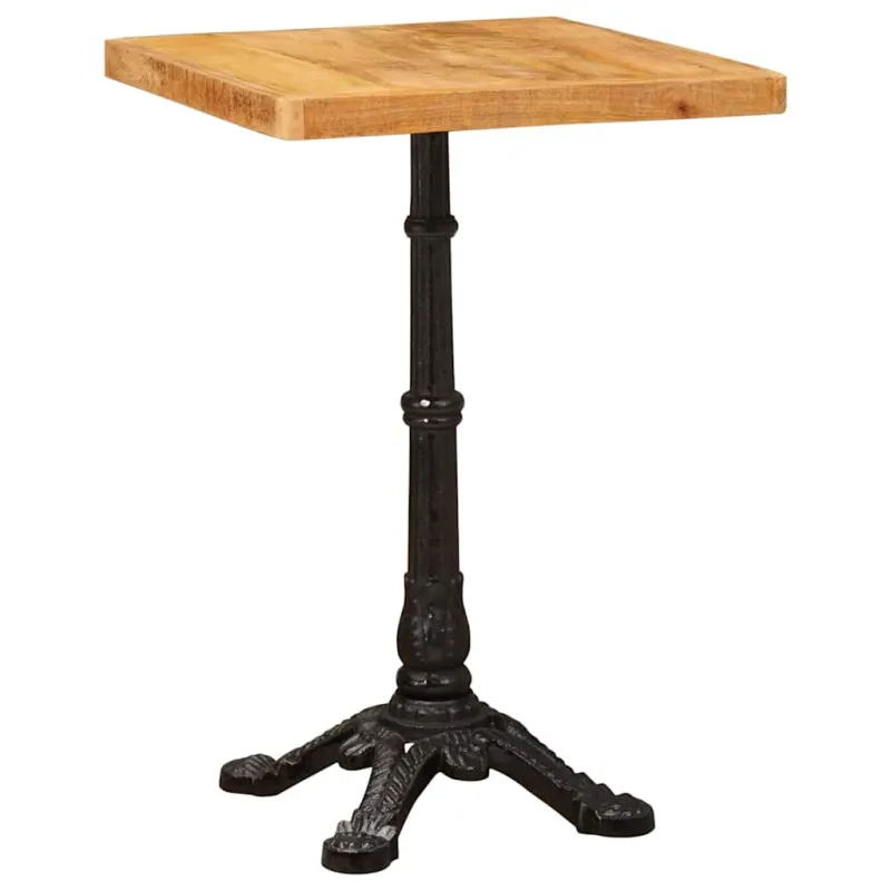 Bistro stalas Ruda 50 x 50 x 76 cm Kietas mango medis