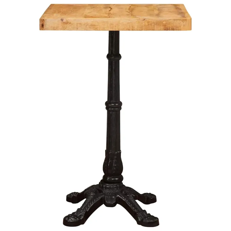 Bistro stalas Ruda 50 x 50 x 76 cm Kietas mango medis