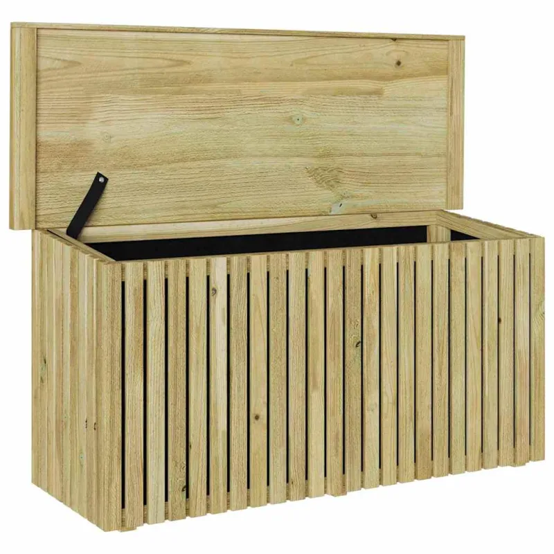 Sodo saugojimo dėžė su saugykla Natūrali 119 x 44 x 58,5 cm