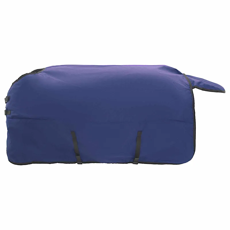Arklių antklodė Tamsiai žalia ir juoda 95 cm Poliesteris