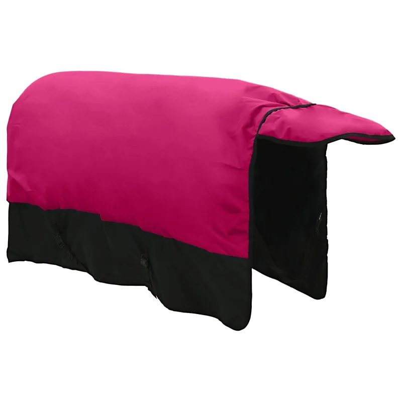 Arklių antklodė Rožinė ir Juoda 115 cm Poliesteris