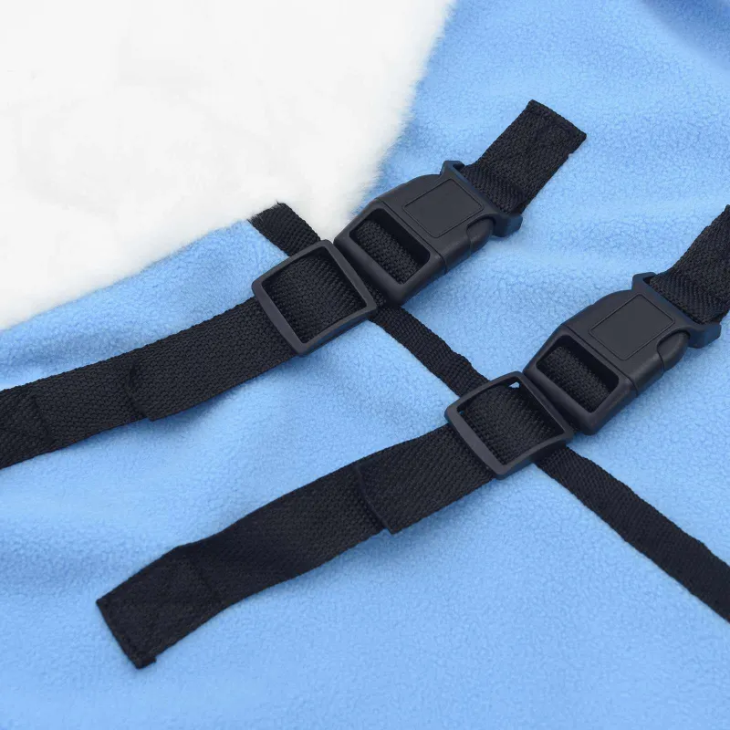 Arklių antklodė Pilnas akvamarinas 115 cm Poliesterio flisas