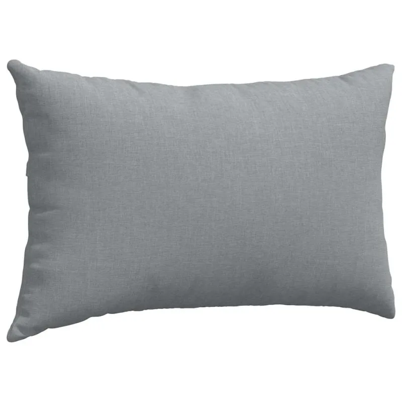 Sofa Pagalvės 2 pcs Šviesiai pilka 50 x 30 cm audinys
