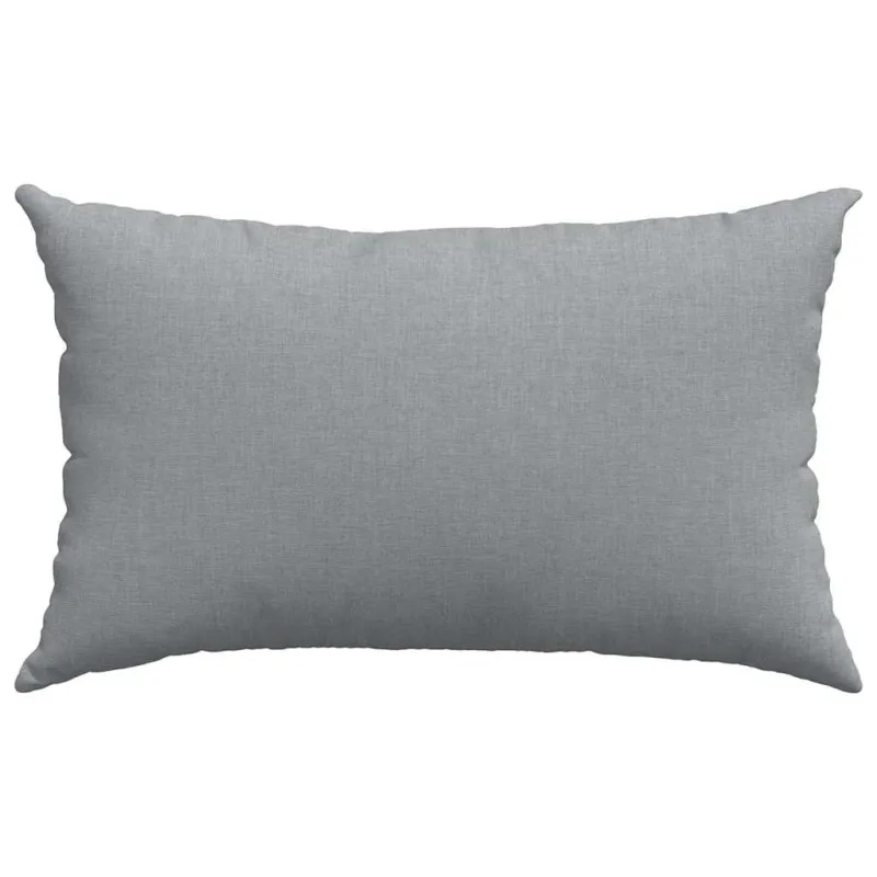 Sofa Pagalvės 2 pcs Šviesiai pilka 50 x 30 cm audinys
