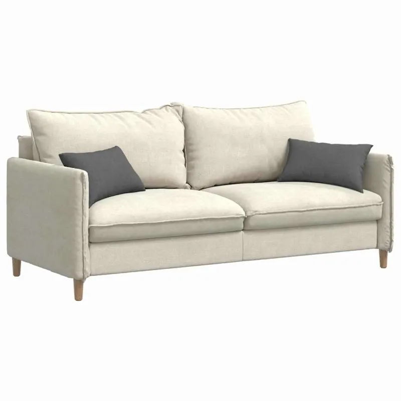 Sofa Pagalvės 2 pcs Tamsiai pilka 50 x 30 cm audinys