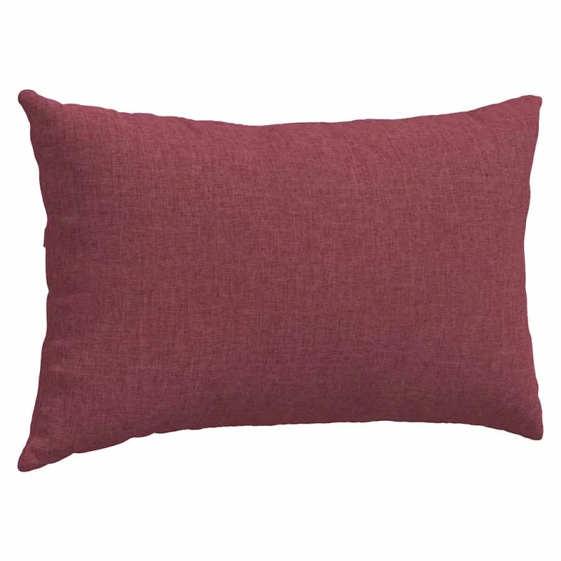 Sofa Pagalvės 2 pcs Vyno raudona 50 x 30 cm audinys