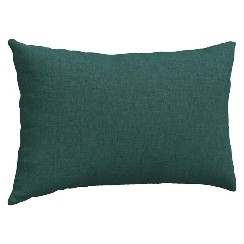 Sofa Pagalvės 2 pcs Tamsiai žalia 50 x 30 cm audinys