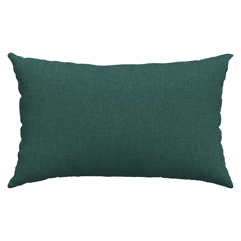 Sofa Pagalvės 2 pcs Tamsiai žalia 50 x 30 cm audinys
