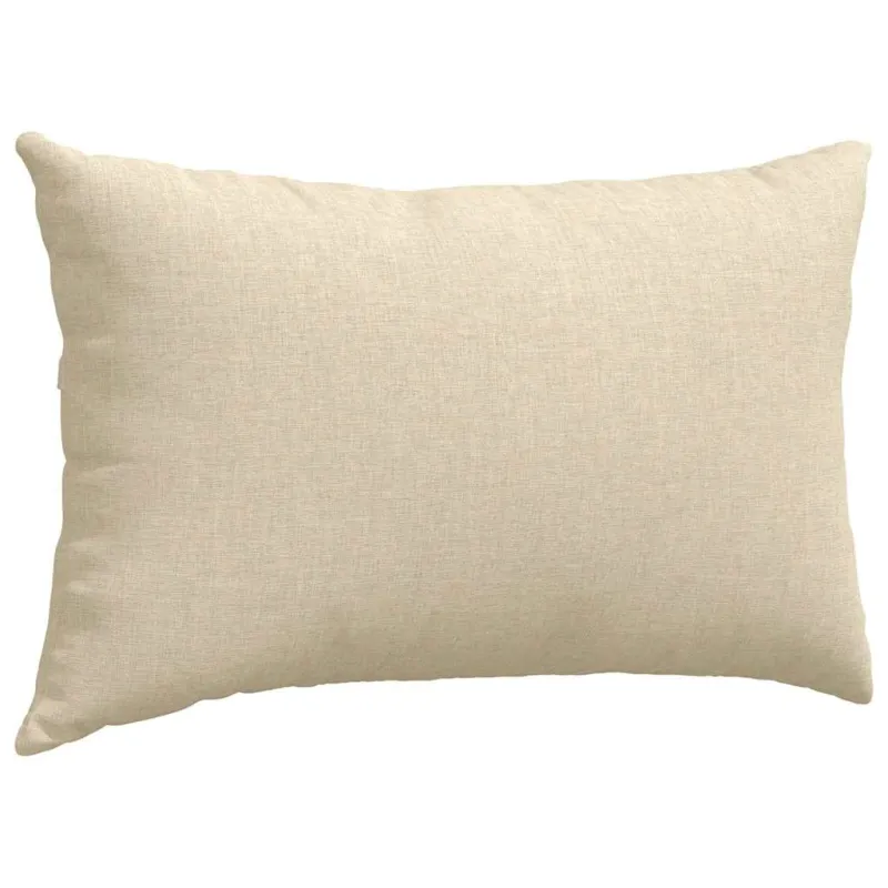 Sofa Pagalvės 2 pcs Kreminė 50 x 30 cm audinys