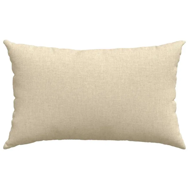 Sofa Pagalvės 2 pcs Kreminė 50 x 30 cm audinys