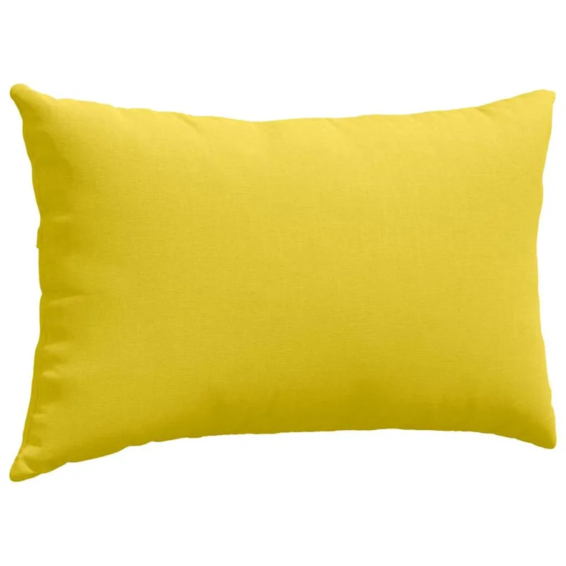 Sofa Pagalvės 2 pcs Šviesi geltona 50 x 30 cm audinys