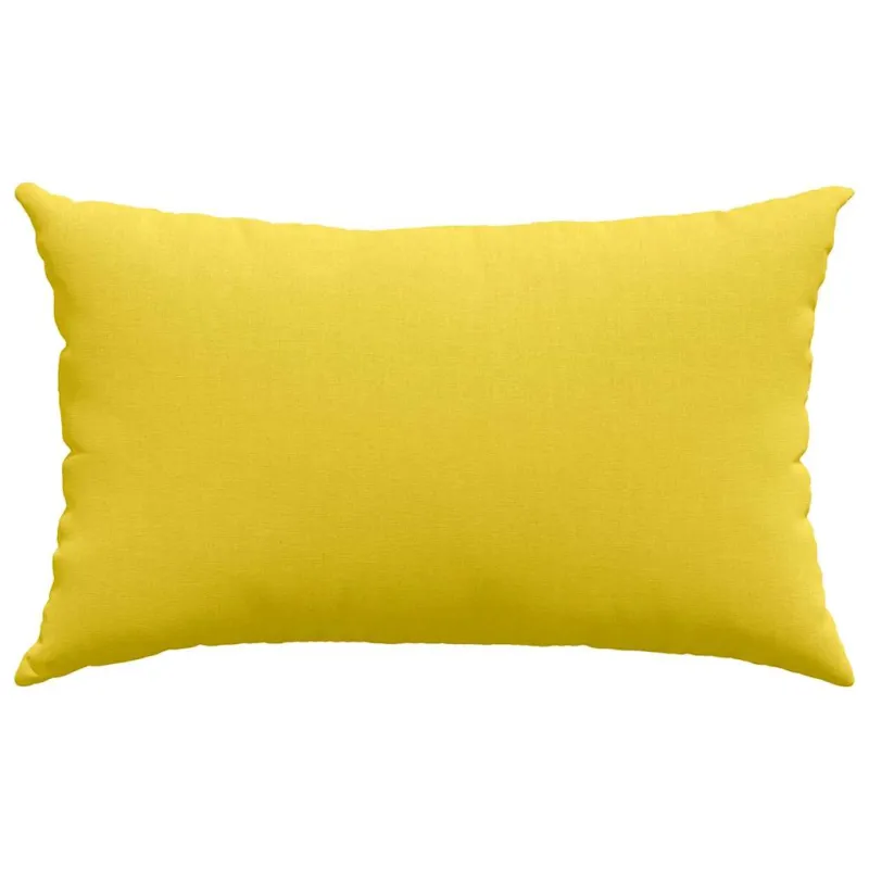 Sofa Pagalvės 2 pcs Šviesi geltona 50 x 30 cm audinys