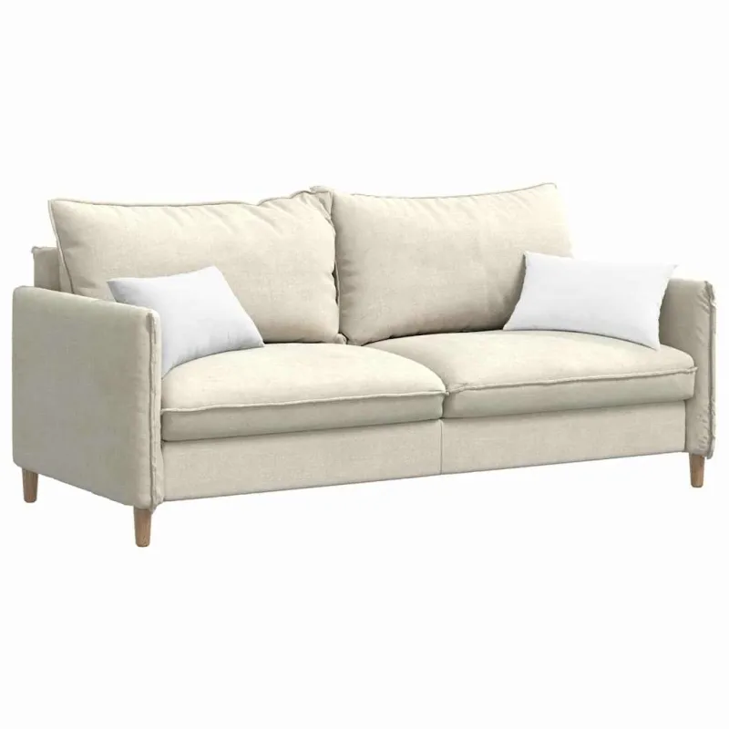 Sofa Pagalvės 2 pcs Balta 50 x 30 cm audinys