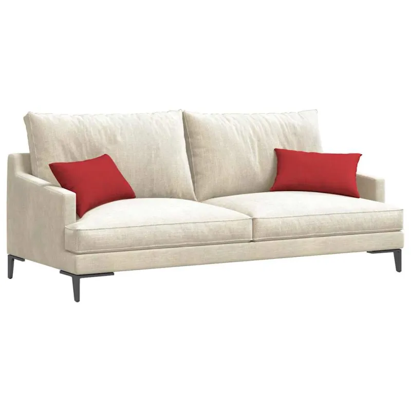 Sofa Pagalvės 2 pcs Raudona 50 x 30 cm audinys
