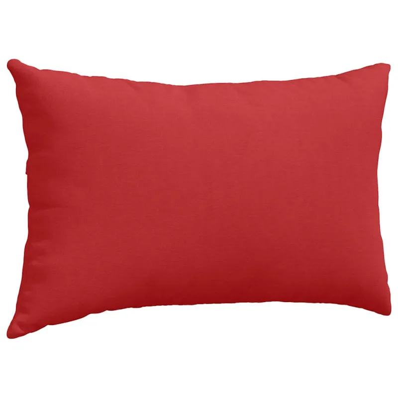 Sofa Pagalvės 2 pcs Raudona 50 x 30 cm audinys