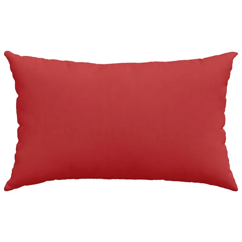 Sofa Pagalvės 2 pcs Raudona 50 x 30 cm audinys
