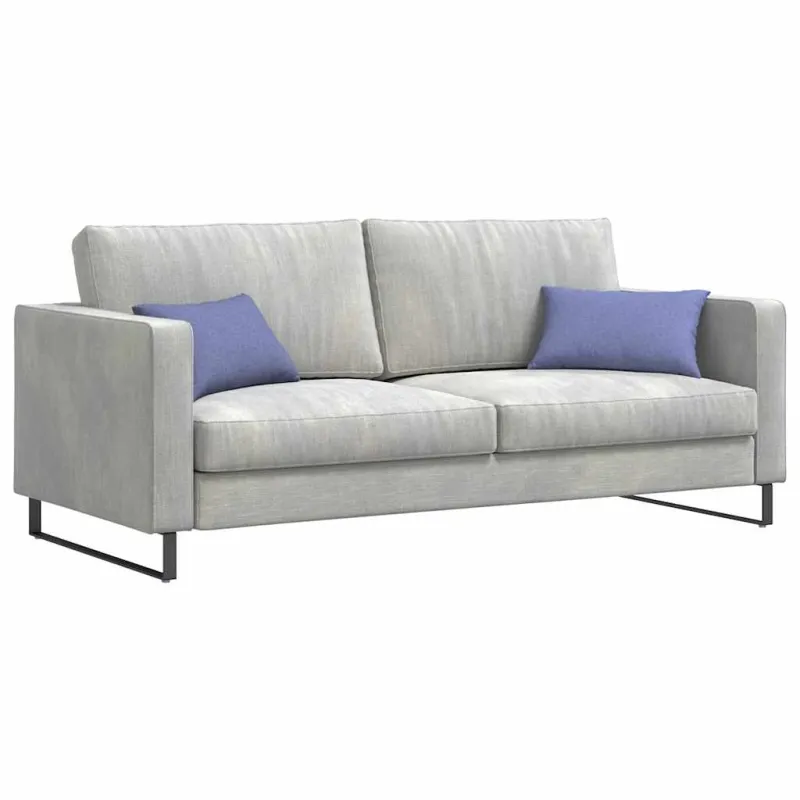 Sofa Pagalvės 2 pcs Džinsinės mėlynos 50 x 30 cm audinys