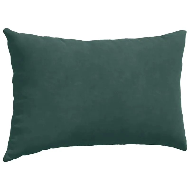 Sofa Pagalvės 2 pcs Tamsiai žalia 50 x 30 cm Kordūrinis audinys