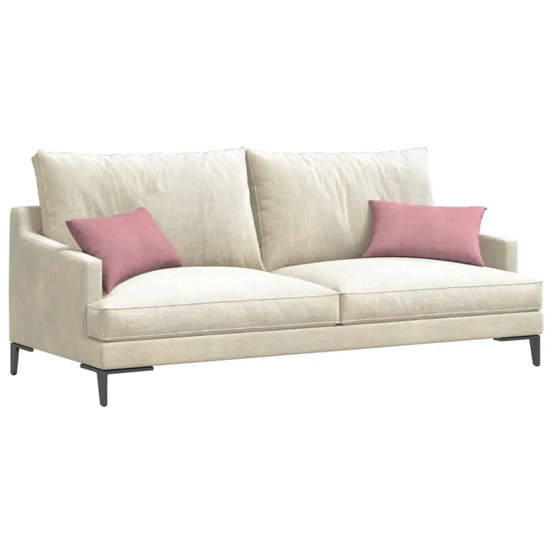 Sofa Pagalvės 2 pcs Rožinė 50 x 30 cm Kordūrinis audinys
